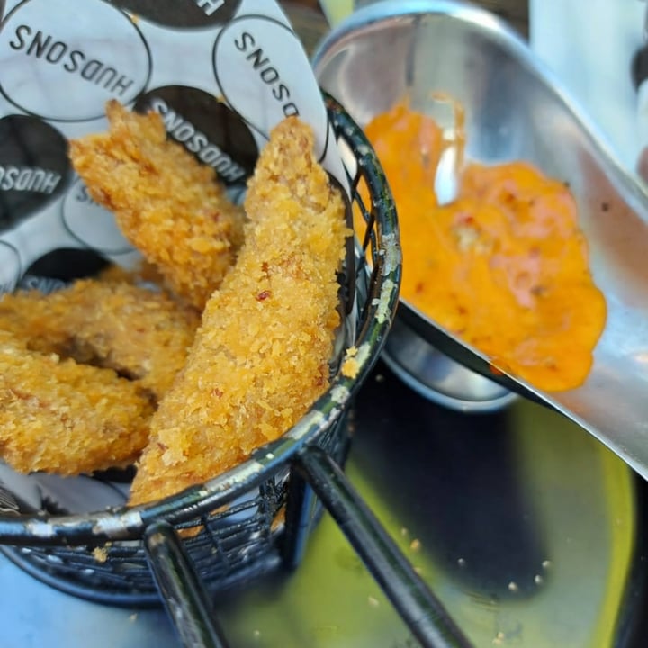photo of Hudsons The Burger Joint (Stellenbosch) Panko crumbed strips(vegan) shared by @lieslsnyman on  02 Jan 2021 - review