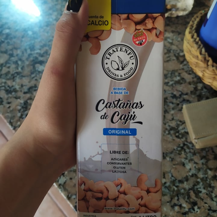 photo of Tratenfu Leche de Castañas de Cajú Original shared by @mariairaizoz on  04 Oct 2020 - review