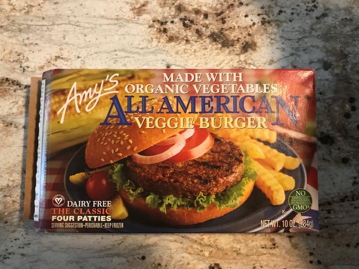photo of Amy’s All American Veggie Burger shared by @dianna on  19 Sep 2018 - review