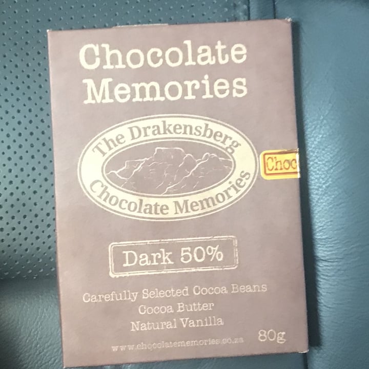 photo of The Drakensburg Chocolate Memories 50% Dark chocolate shared by @noahtheveg on  21 Jan 2023 - review