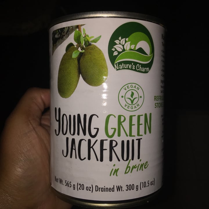 photo of Nature's Charm Young Green Jackfruit in Brine shared by @jabseatsvegan on  05 Aug 2021 - review