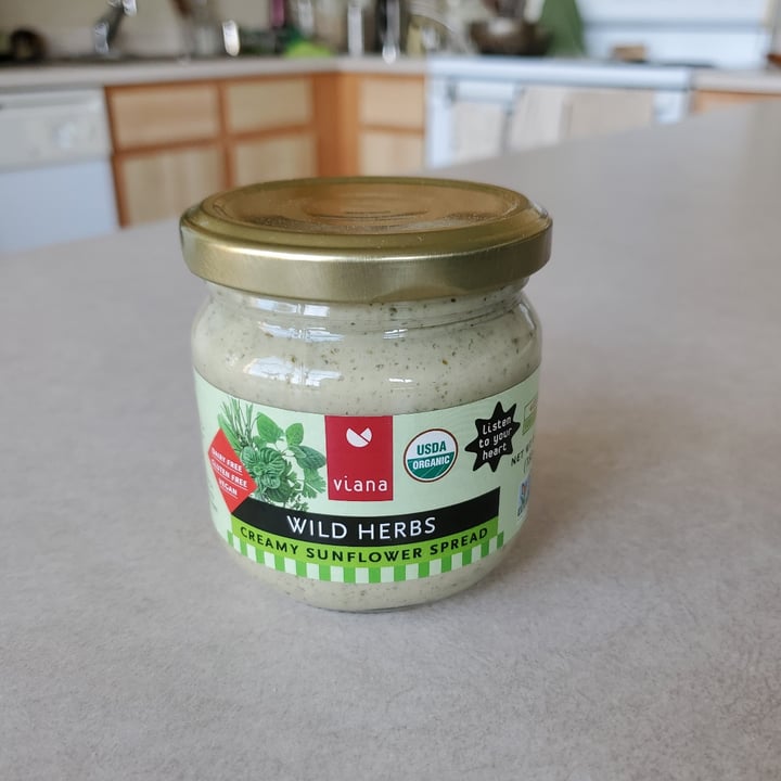 photo of Viana wild herbs creamy sunflower spread shared by @ddelly on  02 Sep 2022 - review