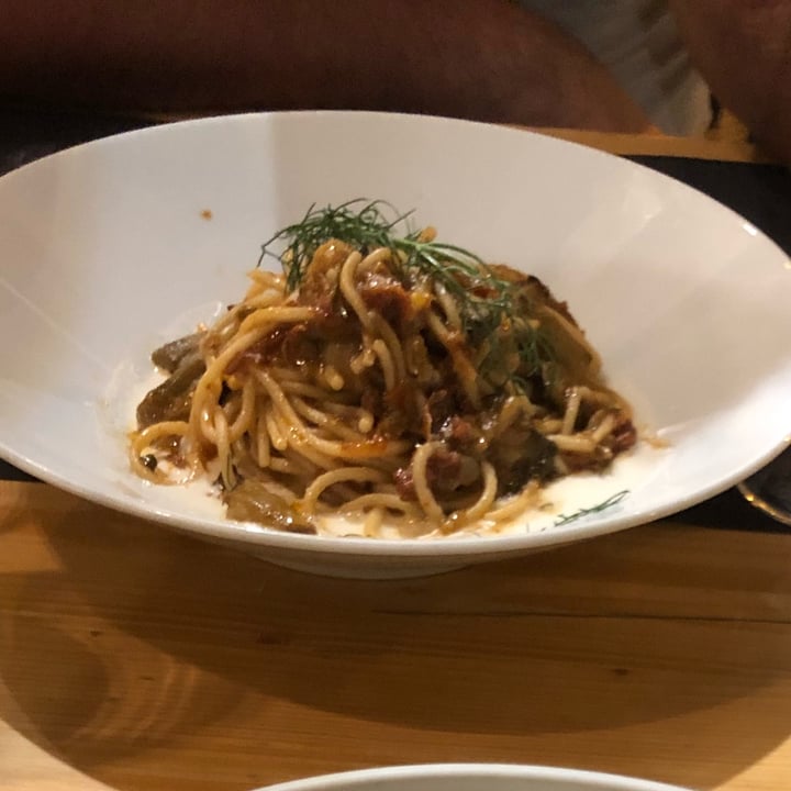 review photo of Olivia Natural Bistrot Spaghetti Con Melanzane Scottate shared by @paolab on 02 Jun 2022 - review
