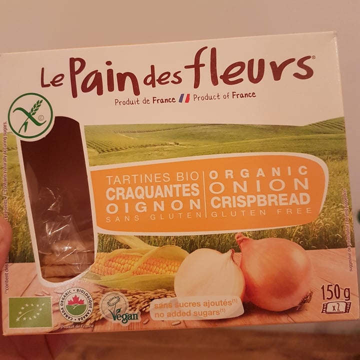 review photo of Le Pain des Fleurs Crackers apéritif oignons shared by @marie010 on 07 Dec 2021 - review
