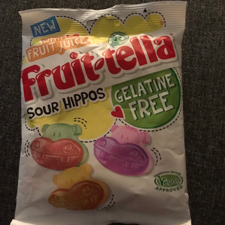 photo of Fruit-tella Sour Hippos shared by @vegansuttonmama on  08 Nov 2020 - review