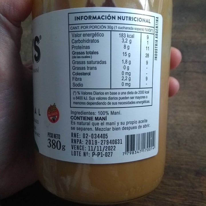 review photo of Nina’s Mantequilla de Maní shared by @merme on 31 May 2022 - review