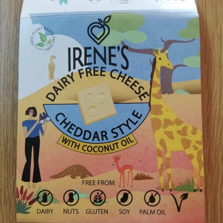 review photo of Irene's dairy free cheese New improved formula Cheddar style By IRENE shared by @nics on 14 Feb 2022 - review
