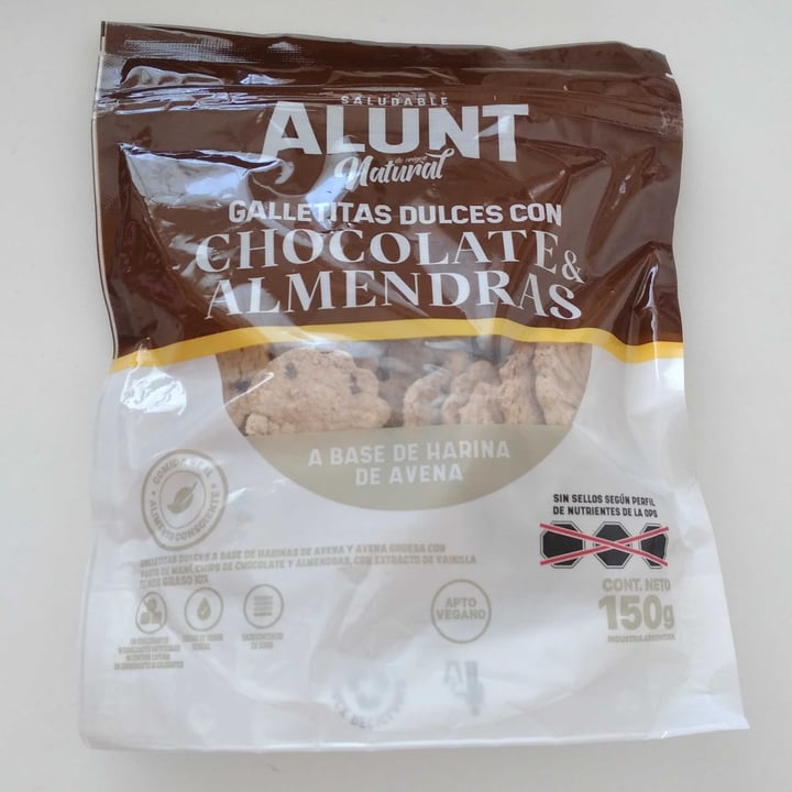 photo of Alunt Natural Galletitas Dulces Con chocolate Y Almendras shared by @nadya84 on  05 Oct 2021 - review