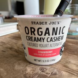 trader joes organic creamy Cashew yoghurt