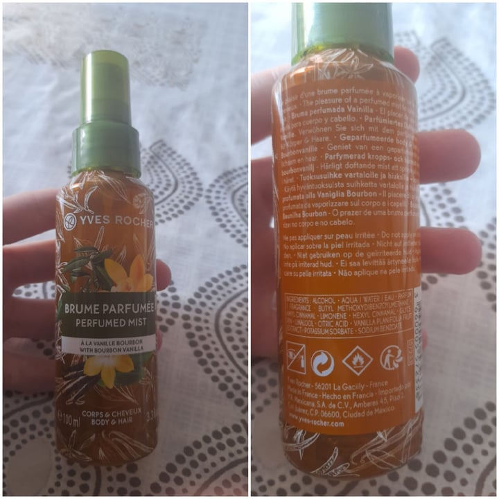 review photo of Yves rocher Brume Parfumée A La Vainille Bourbon shared by @muriel8 on 16 Mar 2021 - review