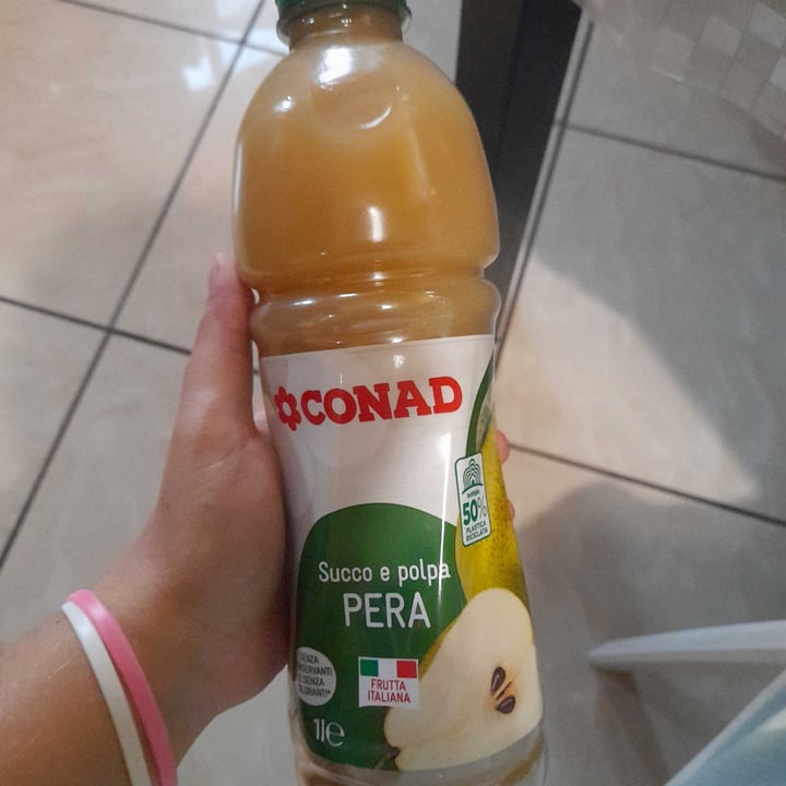 photo of Conad Succo di frutta alla pera shared by @cotolettaaaaa on  23 Aug 2022 - review