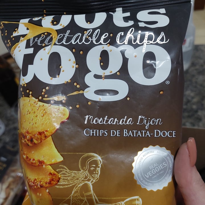 photo of roots vegetable chips togo Roots Togo Vegetable Chips Mostarda Dijon shared by @jessicacanez on  11 Sep 2022 - review