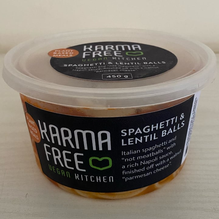 photo of Karma Free Spaghetti and Lentil Balls shared by @saveg on  14 May 2022 - review