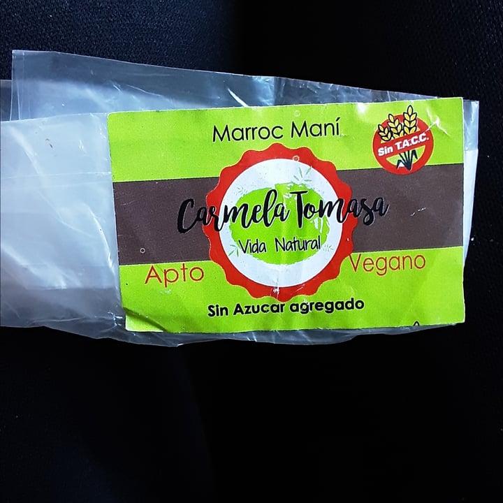photo of Carmela Tomasa Chocolate Con Marroc Y Maní shared by @antiespecismo on  07 Nov 2020 - review