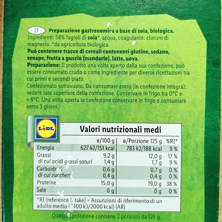 photo of Vemondo Tofu Bio al naturale shared by @cinnamonmeringa on  27 Jan 2022 - review