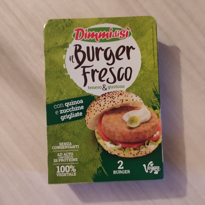photo of Dimmidisi Il Burger Fresco con Quinoa e Zucchine Grigliate shared by @elemmiao on  27 Nov 2021 - review