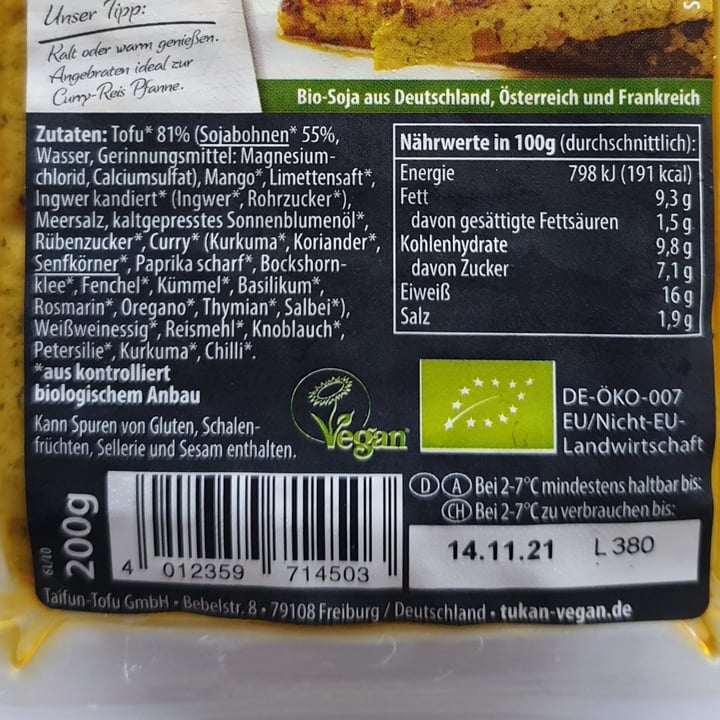 review photo of Tukan Tofu India shared by @sophonax on 28 Oct 2021 - review