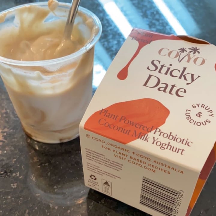 photo of Coyo Sticky Date Probiotic Coconut Milk Yoghurt shared by @moniquecourtney on  25 Oct 2020 - review