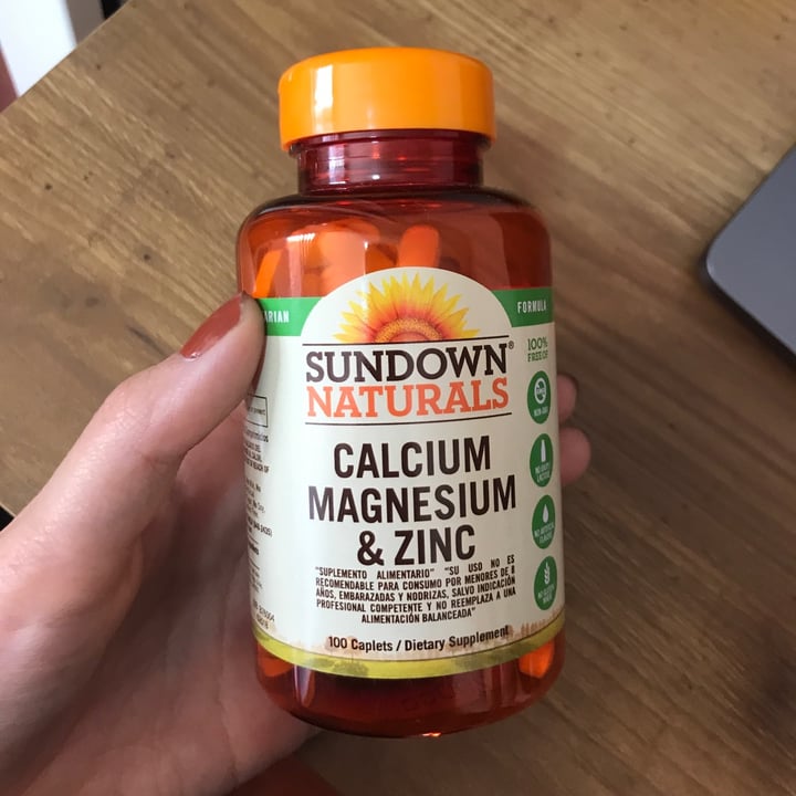 photo of Sundown Nutrition Calcium, Magnesium & Zinc shared by @franciscasotz on  12 Jun 2020 - review