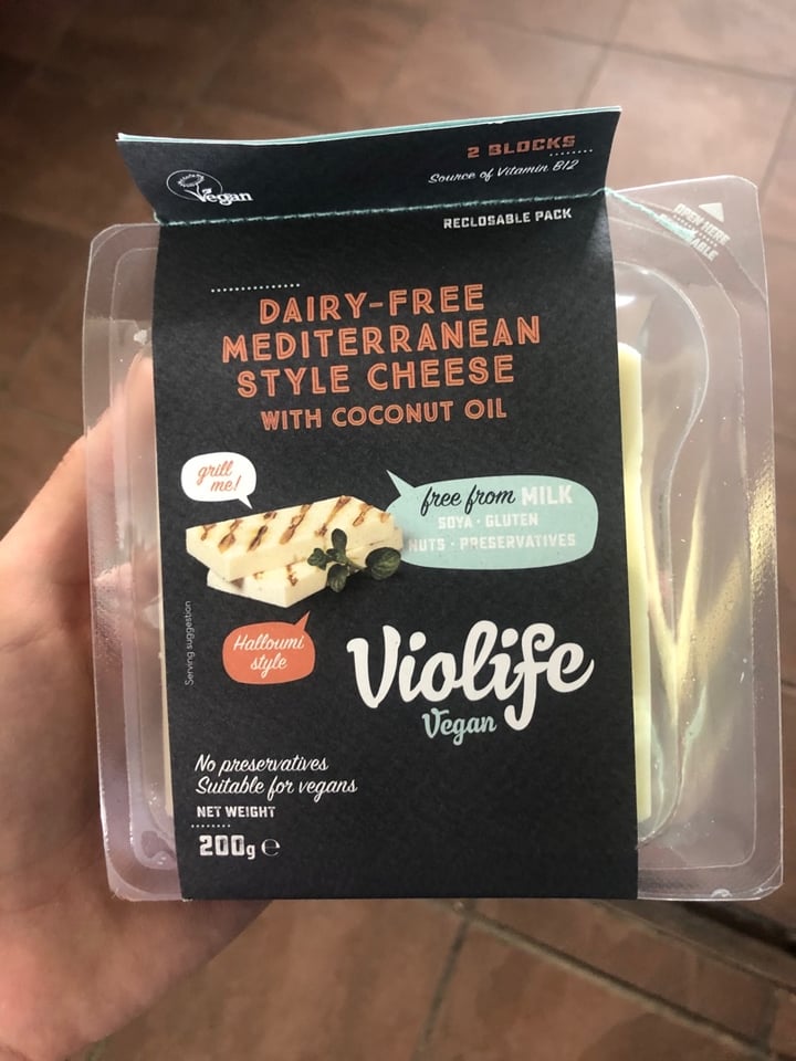 photo of Violife Dairy-Free Mediterranean Style Cheese shared by @chlo17chappell on  25 Oct 2019 - review