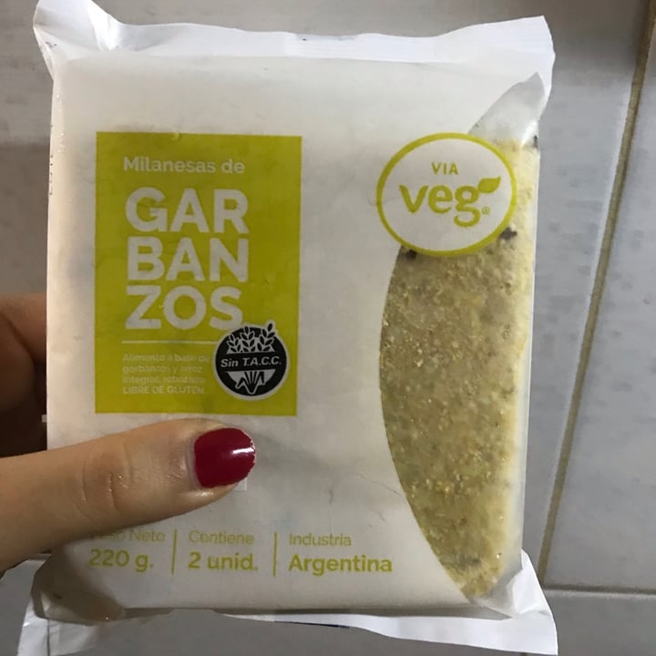 photo of Via Veg Milanesas De Garbanzos shared by @abrilvs on  09 Apr 2021 - review