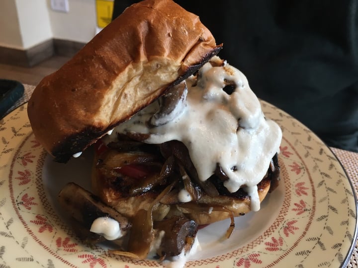photo of Raw Café Portobello Sandwich shared by @theveggienomad on  04 Aug 2018 - review
