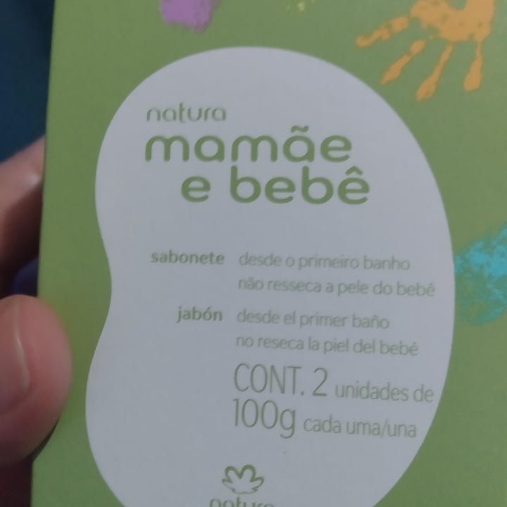 photo of Natura Sabonete em barra mamãe e bebê shared by @misoma on  14 May 2022 - review