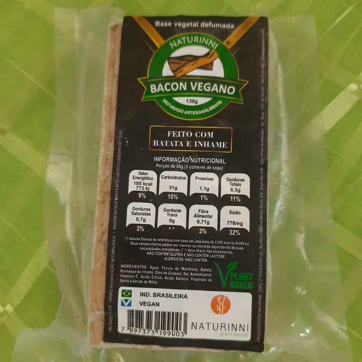 review photo of Naturinni Bacon vegano shared by @mariazelia on 27 Nov 2022 - review