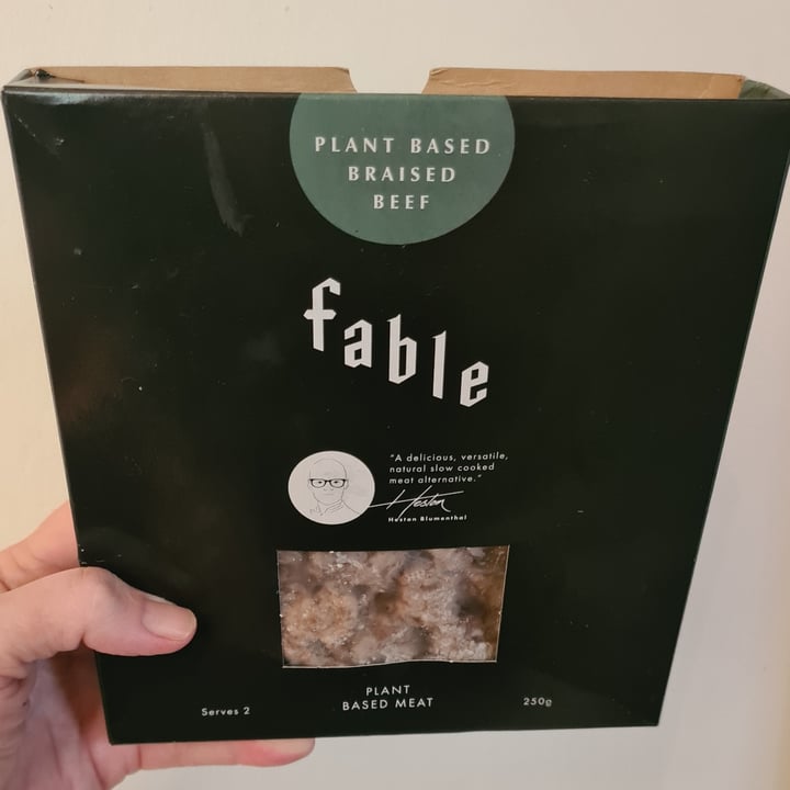 photo of Fable Plant Based Braised Beef shared by @nightinghale on  01 Mar 2021 - review