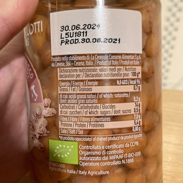 review photo of Alce Nero Fagioli borlotti shared by @virgix on 15 Mar 2022 - review