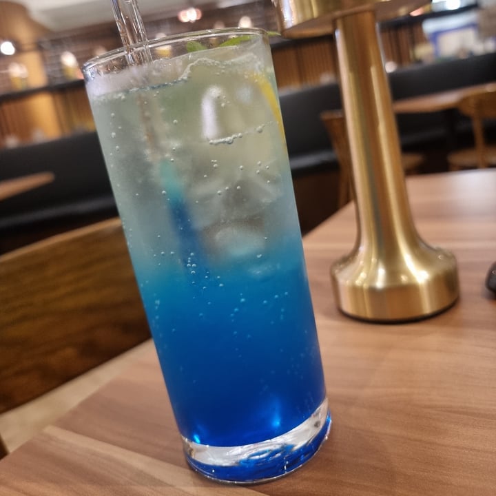 review photo of Am I Addicted - Pottery Studio & V Cafe Blue Lemon Ade shared by @marc- on 11 Oct 2022 - review