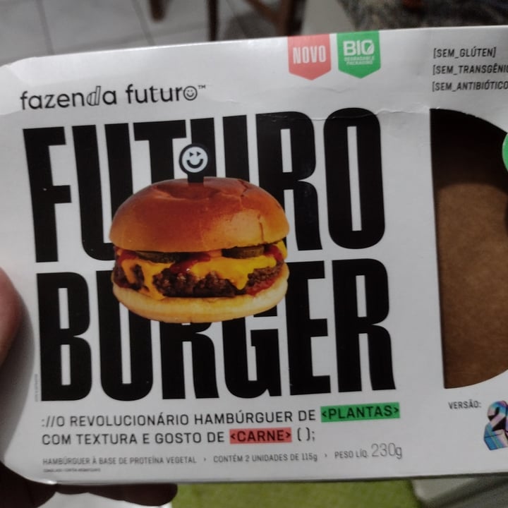 photo of Fazenda Futuro - Future Farm Futuro Burger 2030 shared by @carmenvarellavegana on  04 Aug 2021 - review