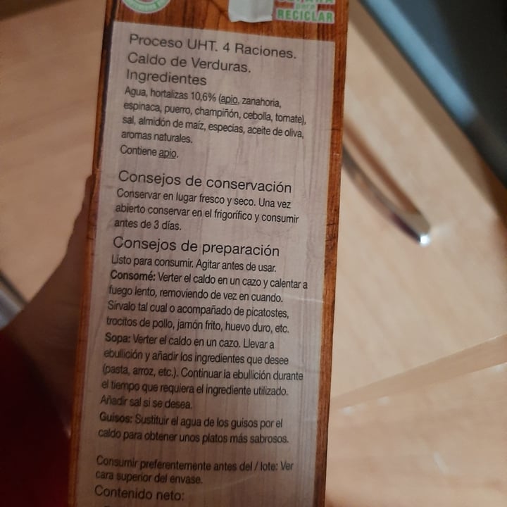review photo of Hacendado Caldo De Verduras (sopa) shared by @alichia on 03 Mar 2021 - review