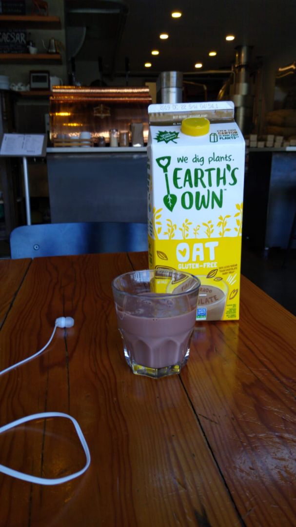 photo of Earth's Own Chocolate Oat Milk shared by @katiekat on  09 Oct 2019 - review