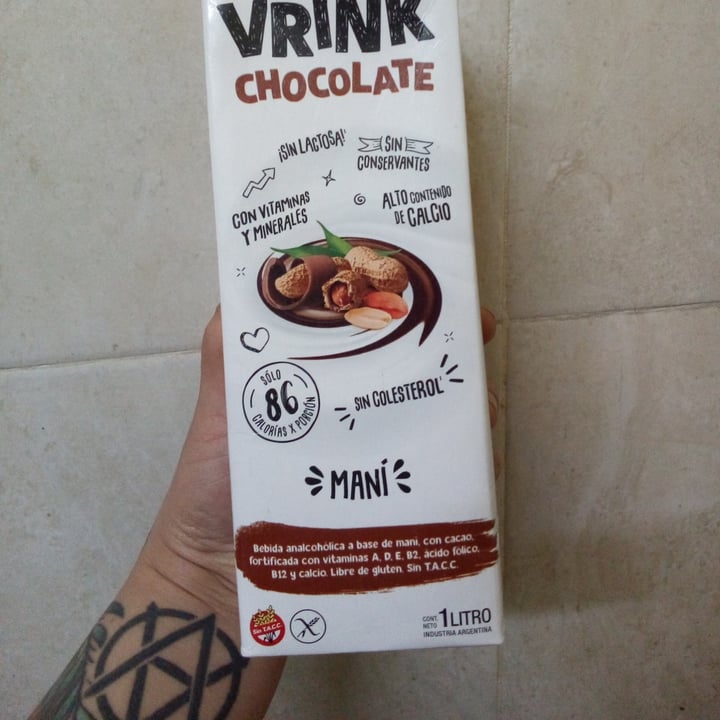 photo of Vrink Vrink Chocolate de Mani shared by @andreitapobre on  01 Oct 2020 - review