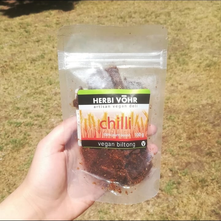 photo of HERBI VŌHR Chilli Vegan Biltong shared by @saveggie on  02 Jan 2020 - review