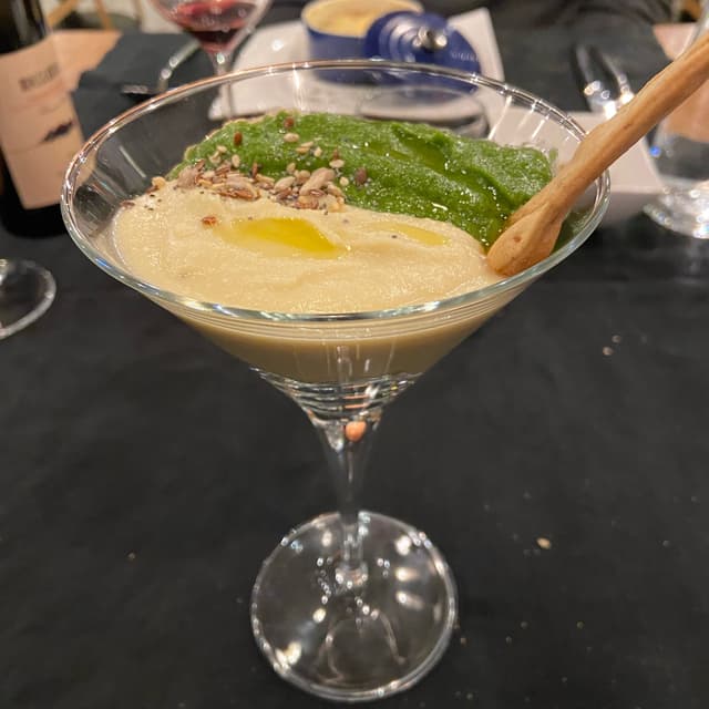 Photo of the dish “Fave e cicoria al bicchiere”
