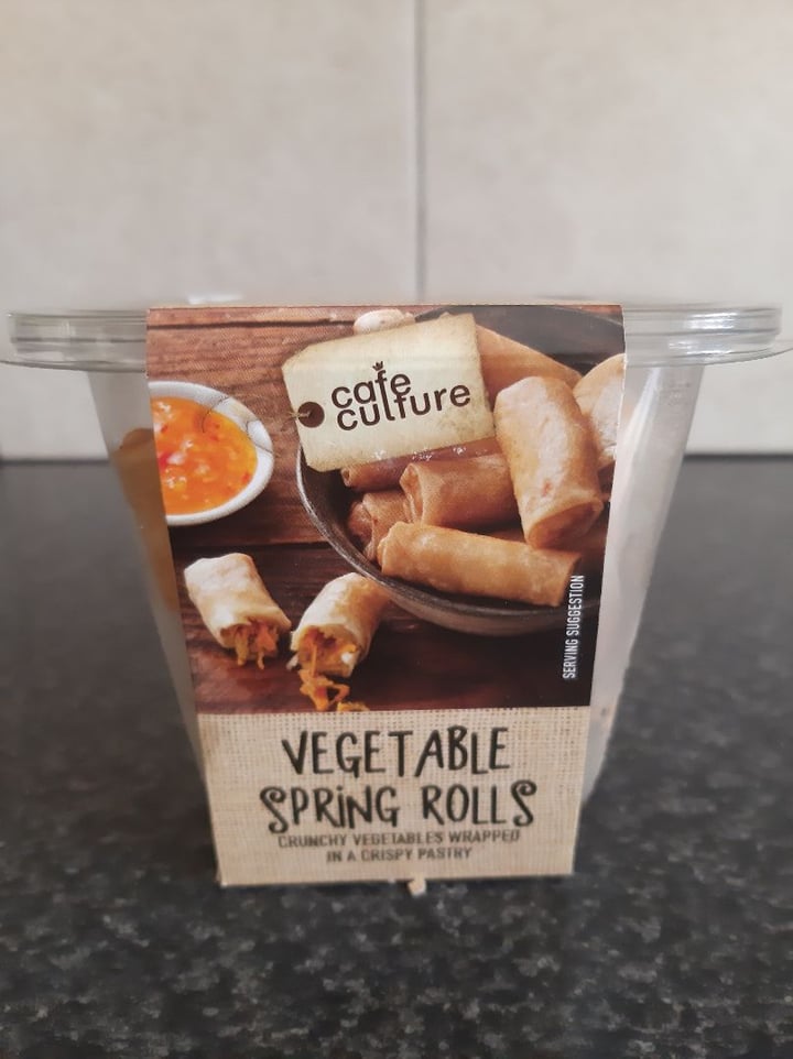 photo of Cafe culture Vegetable Spring Rolls shared by @chloekingdom on  24 Mar 2020 - review