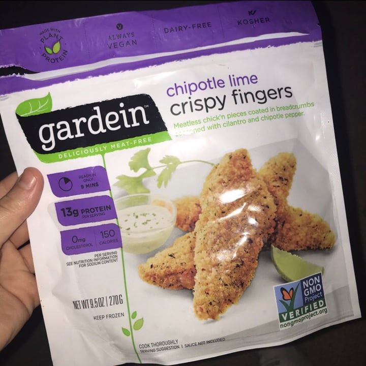 photo of Gardein Chipotle Lime Crispy Finger shared by @rocior on  01 Sep 2022 - review
