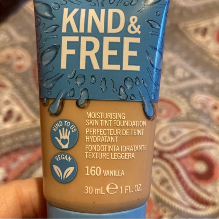 photo of Rimmel London Kind and Free Moisturizing Skin Tint Foundation shared by @plantbasedpo on  20 Mar 2022 - review