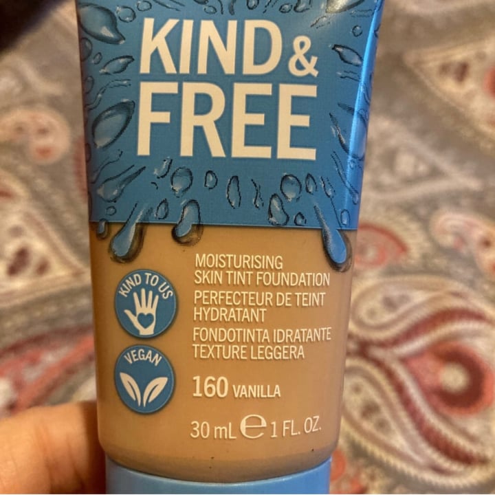 review photo of Rimmel London Kind and Free Moisturizing Skin Tint Foundation shared by @plantbasedpo on 20 Mar 2022 - review