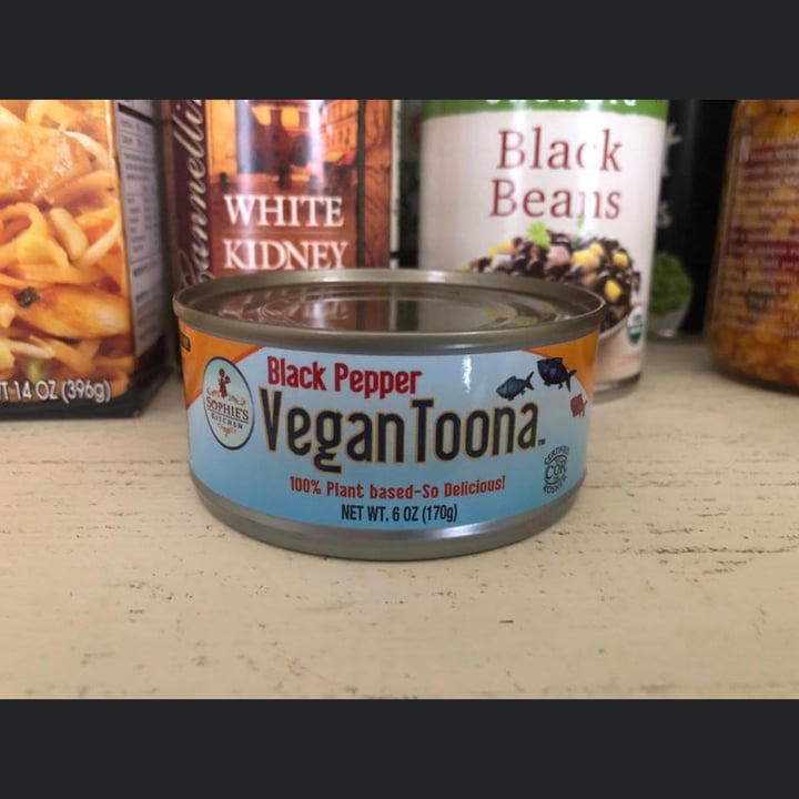 photo of Sophie's Kitchen Vegan Toona Black Pepper shared by @allhess on  05 May 2020 - review