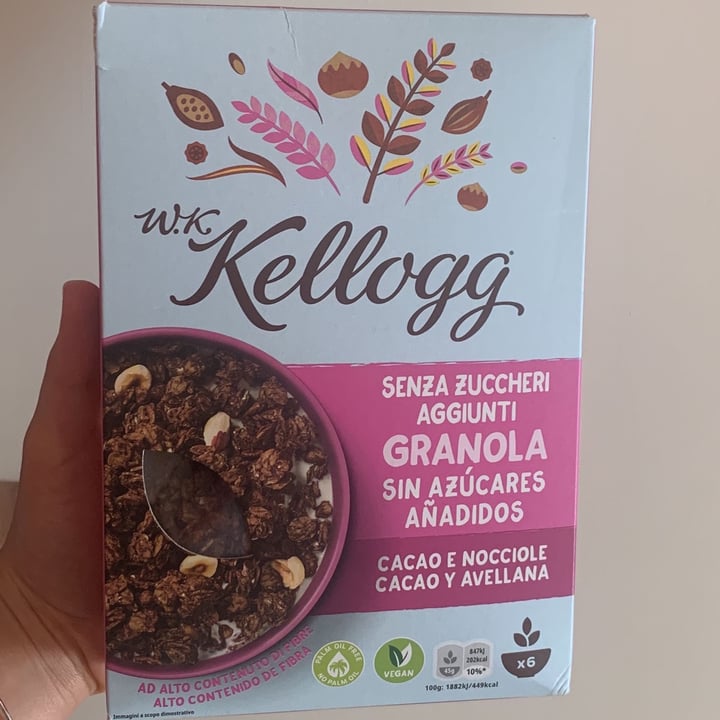 photo of w.k kellogg granola cacao y avellana shared by @flavia2 on  05 Sep 2022 - review