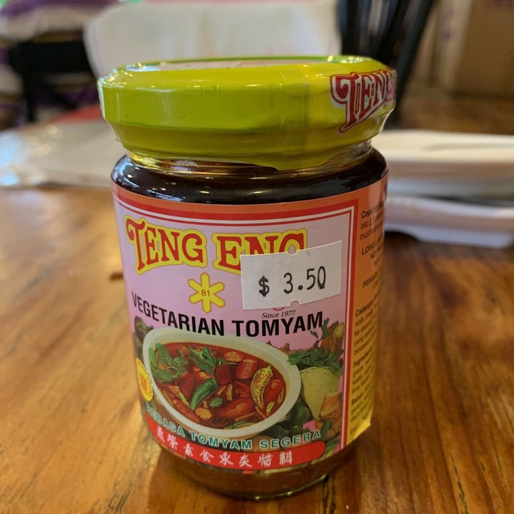 photo of Teng Eng Vegeterian Tom Yam paste shared by @georgejacobs on  04 Nov 2020 - review