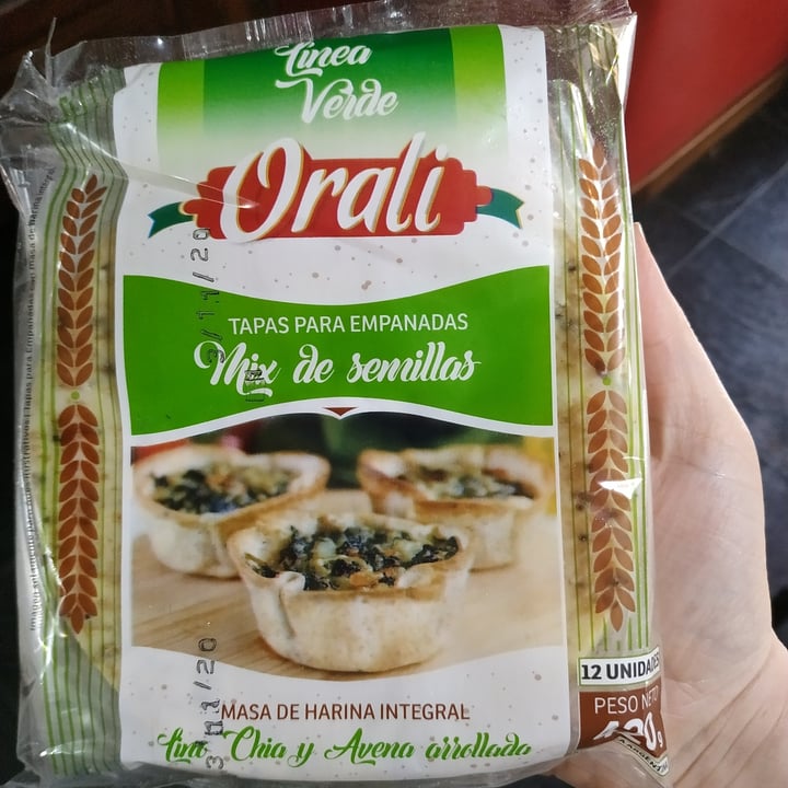 photo of Orali Tapa para Empanada Mix de Semillas shared by @vickylsd on  06 Oct 2020 - review