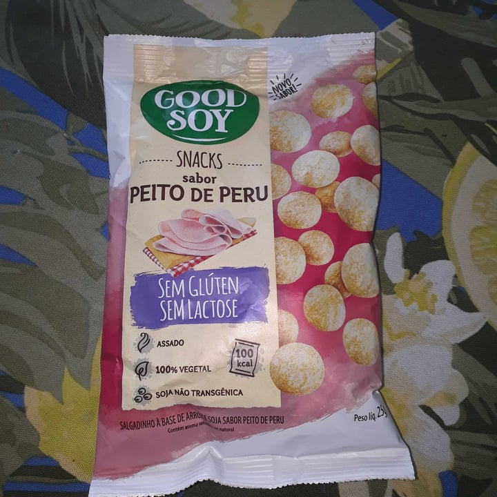 photo of Good Soy salgadinho sabor peito de peru shared by @marisantos on  04 Dec 2022 - review