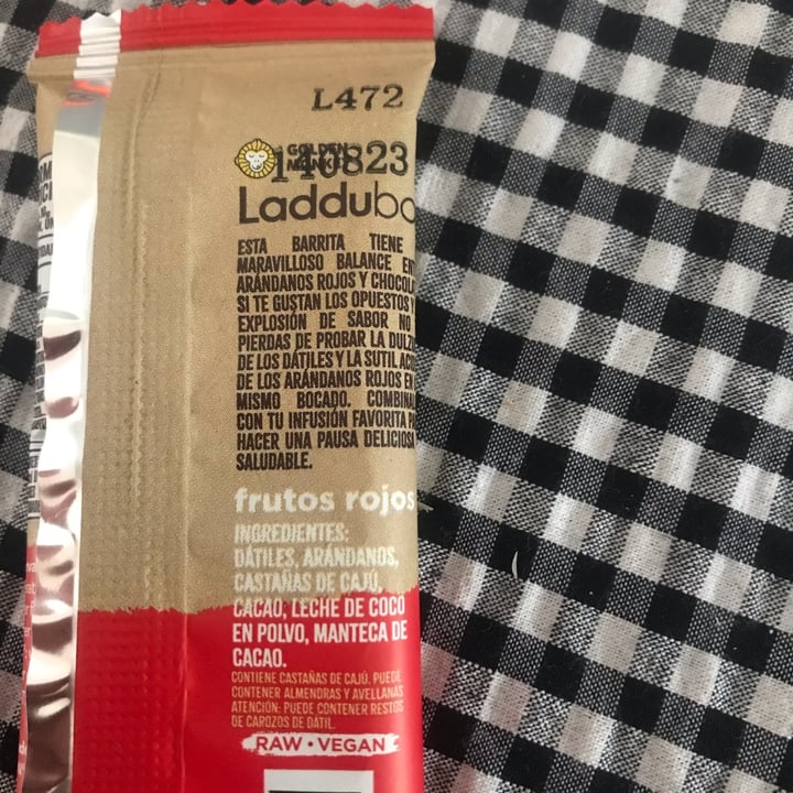 photo of Laddubar Barra Frutos rojos shared by @fiorec on  25 Nov 2022 - review