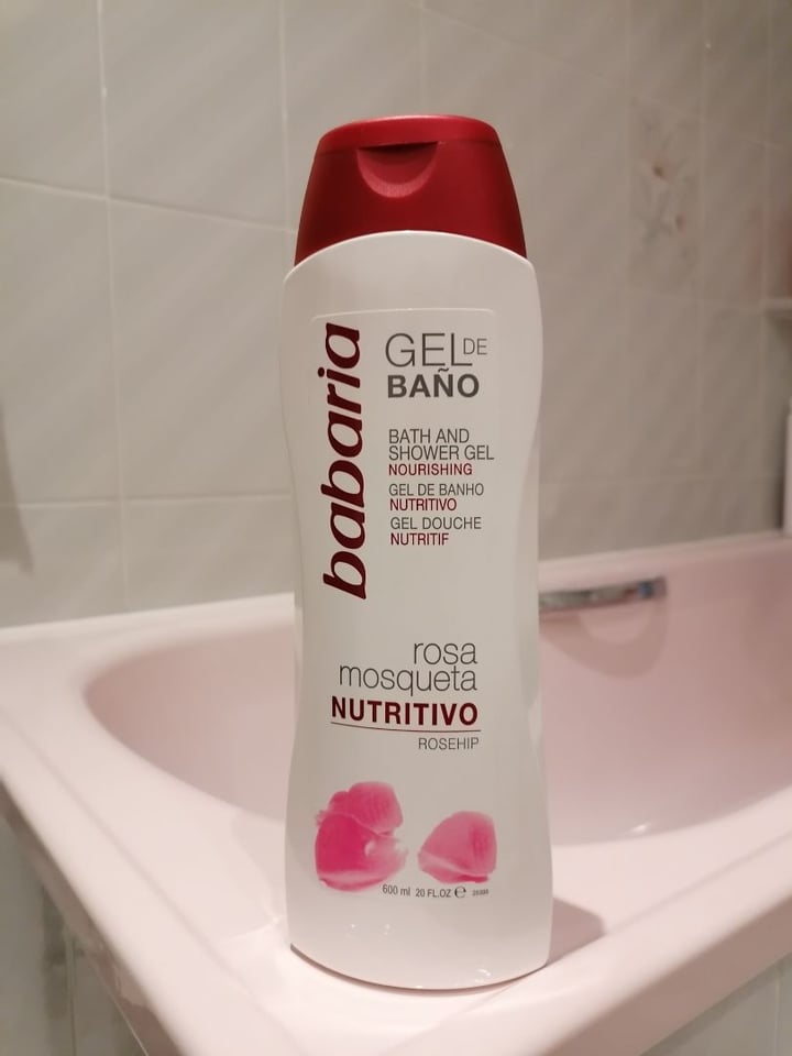 photo of Babaria Gel De Baño Rosa Mosqueta shared by @miriamorellana on  25 Jan 2020 - review