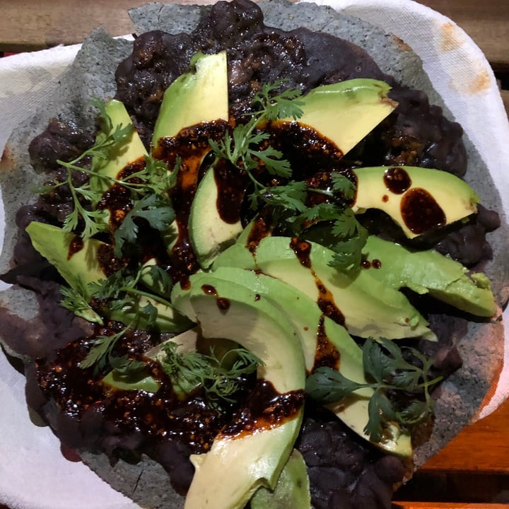 photo of For All Things Good Black Bean and Avocado Tlayuditas shared by @iheartgoats on  05 Apr 2021 - review