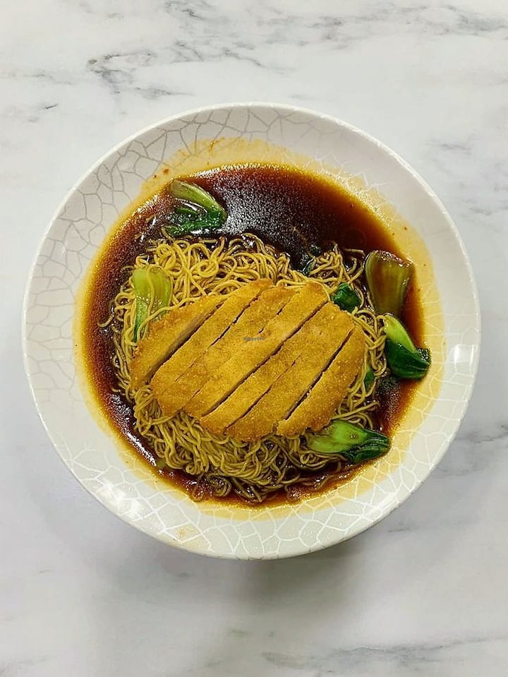 photo of Green Bliss Habitat Chicken Cutlet Dry Noodles shared by @xinru-t on  11 Jul 2020 - review
